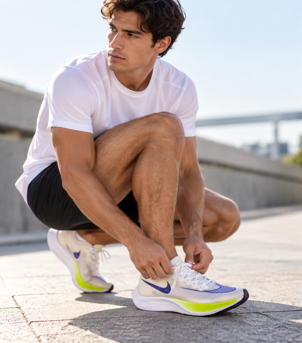 Nike ZoomX Vaporfly NEXT% Ekiden White Racer Blue AO4568-103 Men’s 8 Performance